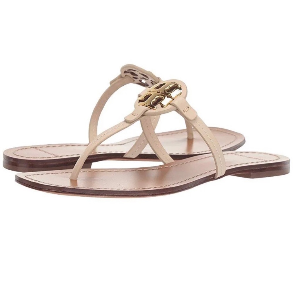 Tory Burch Mini Miller Beige Sandals
